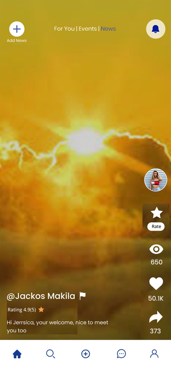Divine Ray app screen